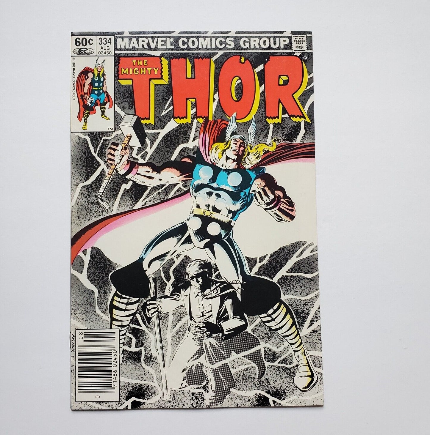 THOR #334 VOL.  NEWSSTAND MARVEL COMIC BOOK