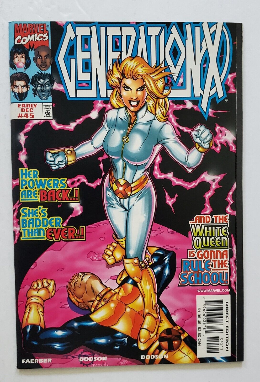 Generation X (1994) #45 Terry Dodson White Queen Emma Frost Cover