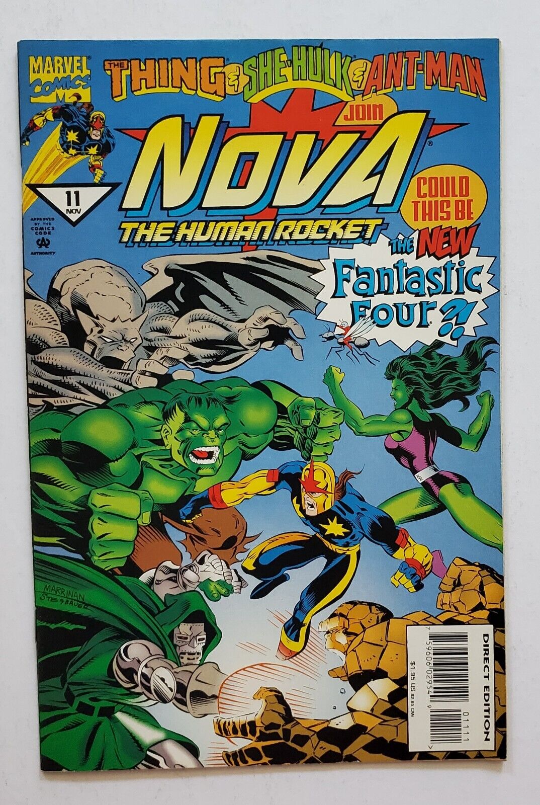 MARVEL COMICS NOVA THE HUMAN ROCKET 11 COMIC BOOK ANT MAN SHE HULK