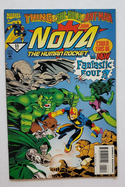 MARVEL COMICS NOVA THE HUMAN ROCKET 11 COMIC BOOK ANT MAN SHE HULK