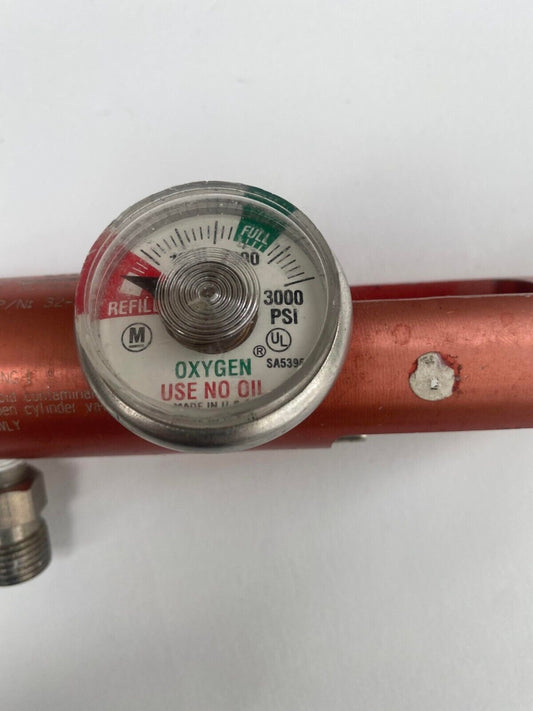 Allied Healthcare 32-29-6103 3000psi Oxygen O2 Regulator Copper Color.