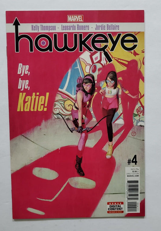 Hawkeye # 4 Marvel Comics Bye Bye Katie!