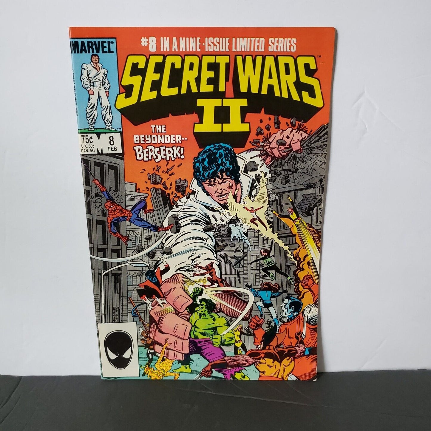 Marvel Comic Book Secret Wars II #8. M Price Box Variant.