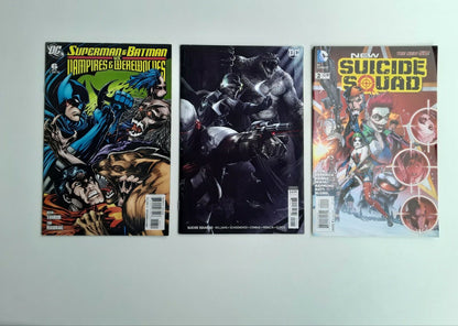 Batman & Suicide Squad Variant Lot NM 3 books, Suicide Squad #50 New 52 Dark!