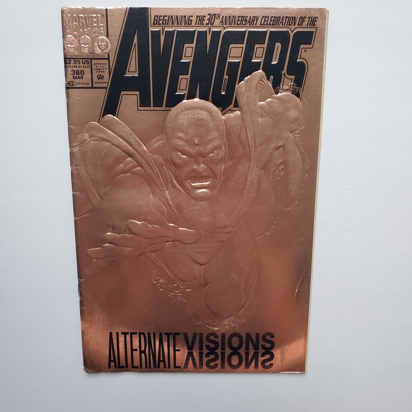 Marvel Comics Avengers #360 Alternate Visions 30th Anniversary (1993)