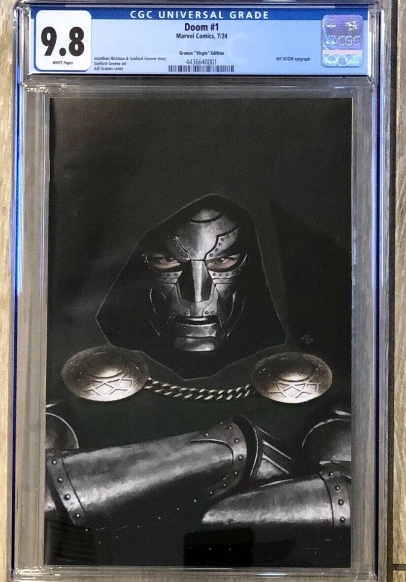 DOOM #1 CGC 9.8 ADI GRANOV 1:100 RI INCENTIVE VIRGIN VARIANT DR DOOM,