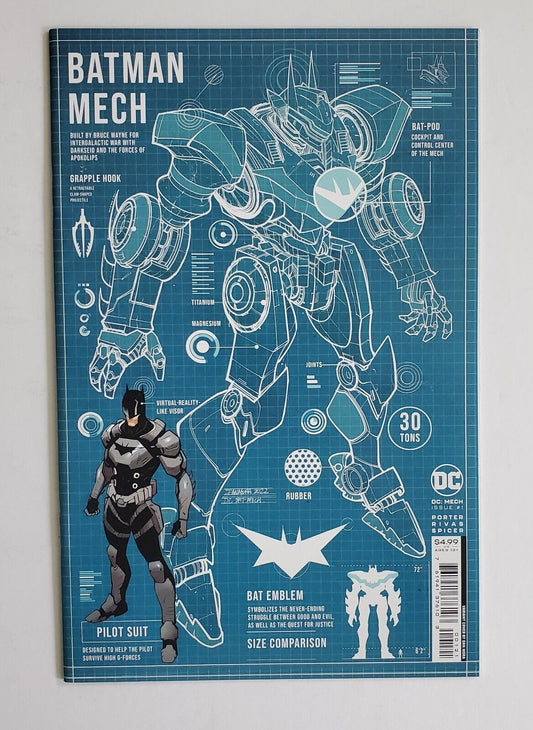 DC MECH #1 (OF 6) CVR B (DC 2022) "NEW UNREAD" Dan Mora Variant.