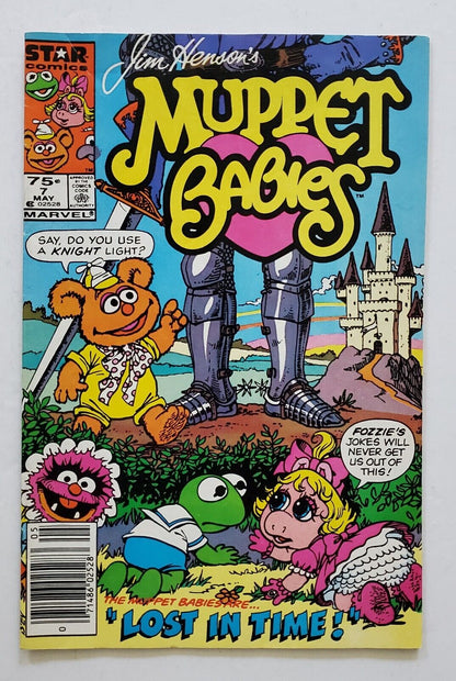 Muppet Babies #7 ORIGINAL Vintage 1986 Marvel Comics LOST IN TIME Knight