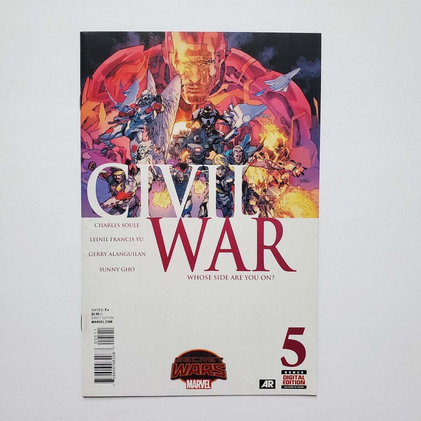 CIVIL WAR #2, 3, 4, 5 MARVEL COMIC BOOKS Secret Wars.