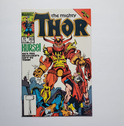 THOR #363 (1986) Walt Simonson, Thor turns into frog. M Price Box Variant.