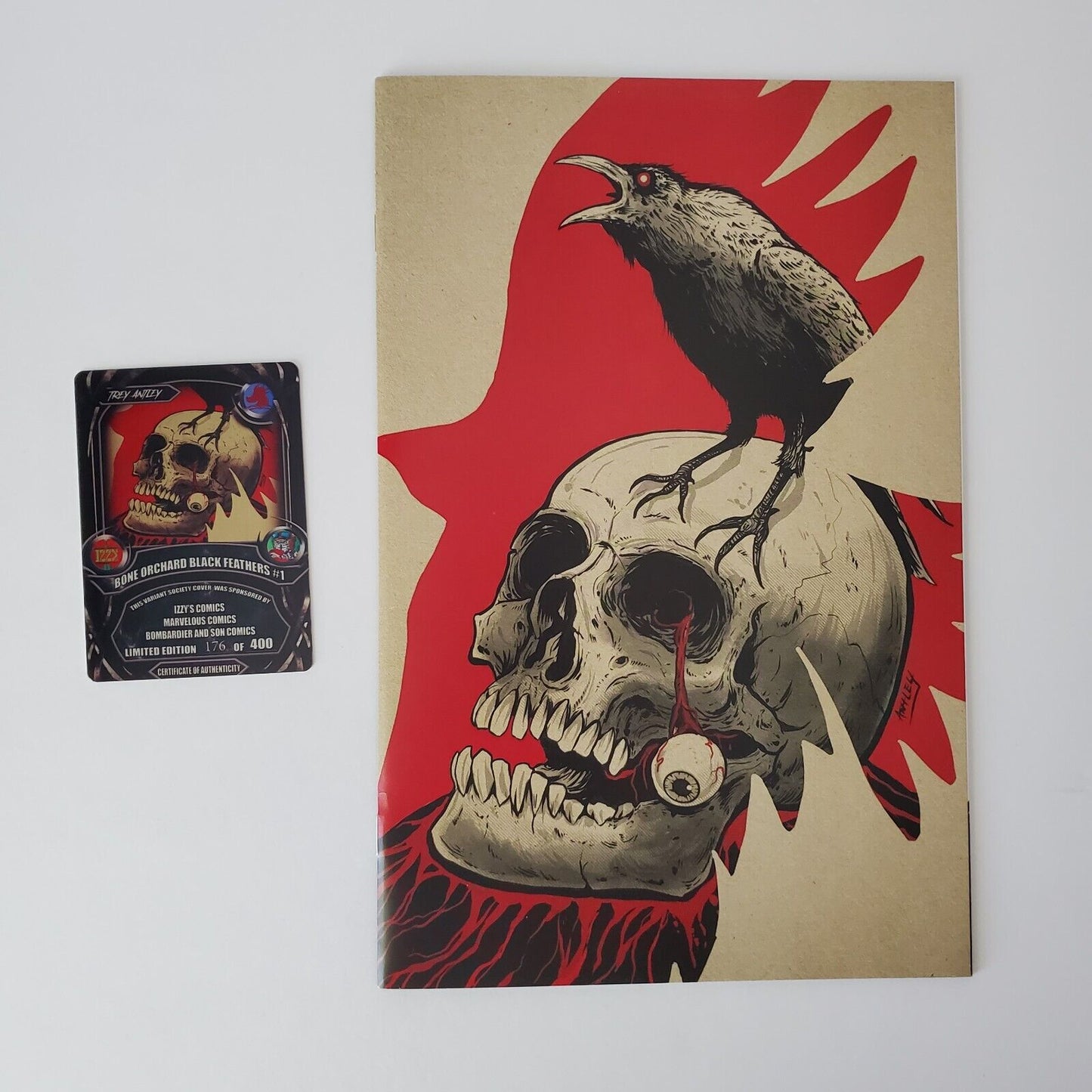 TEN THOUSAND BLACK FEATHERS #1 Bone Orchard Mythos Exclusive T. Antley