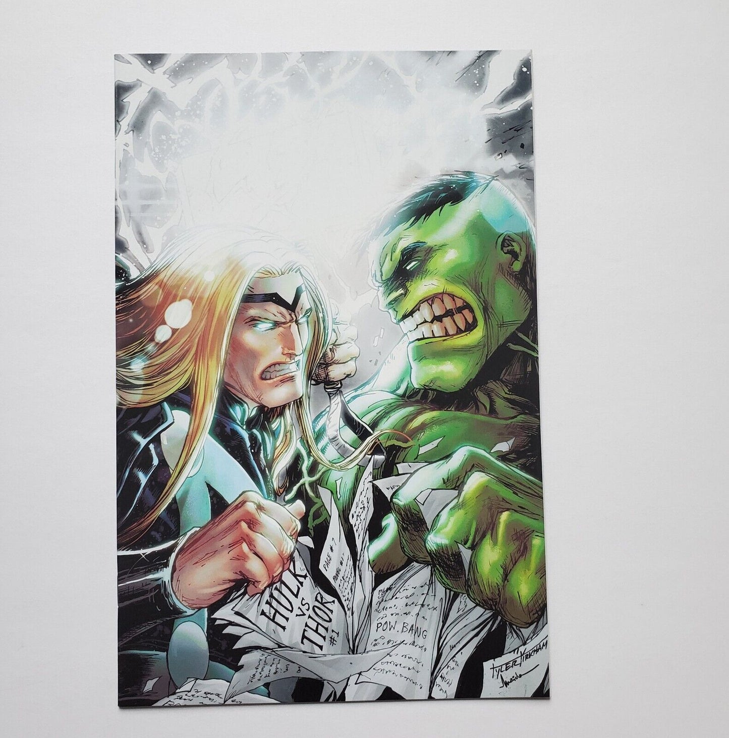 Hulk vs. Thor Banner Of War Alpha 1 2022 MEGACON Tyler Kirkham Virgin Variant