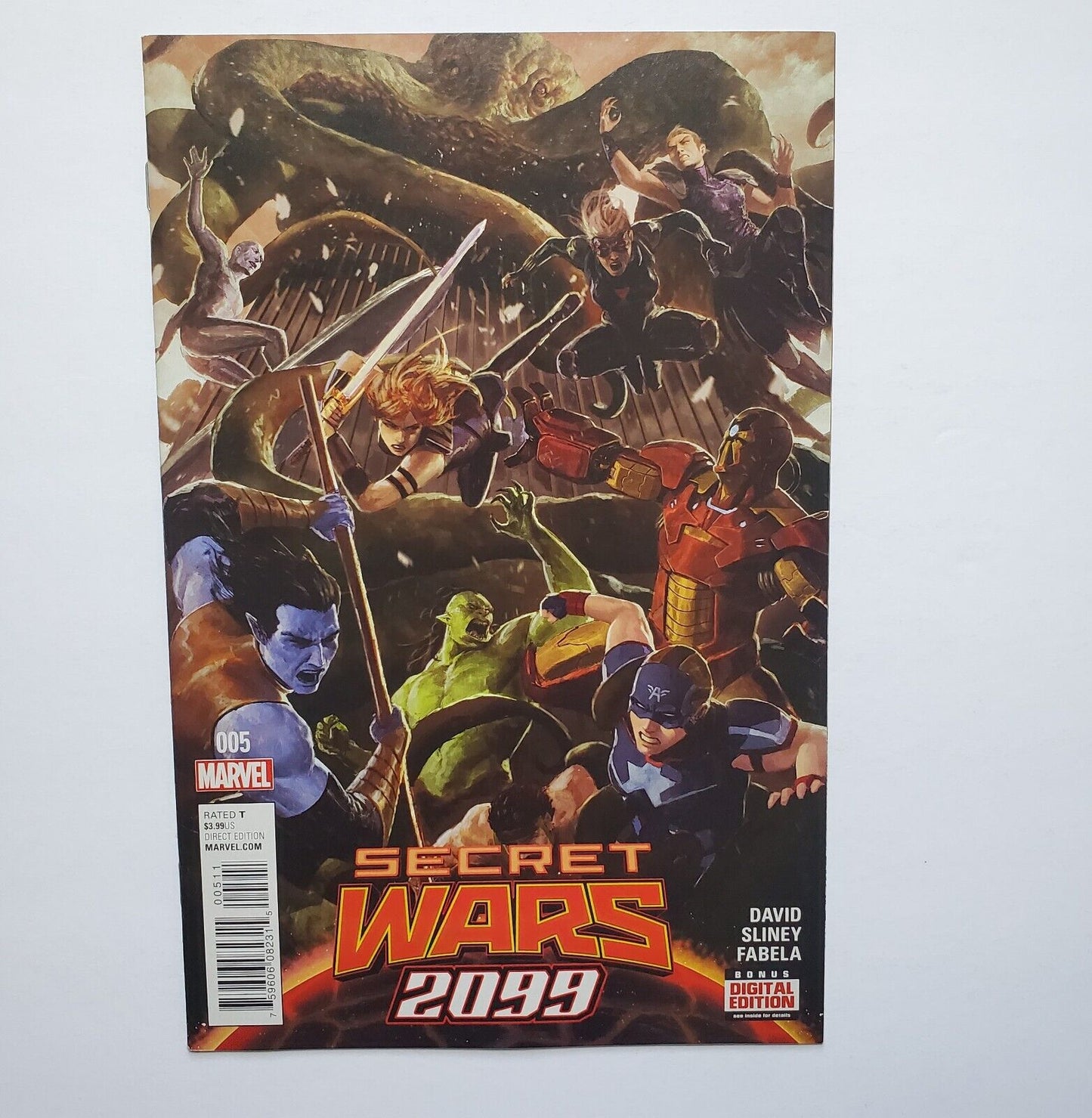 Secret Wars 2099 #5 Marvel Comic By Peter David