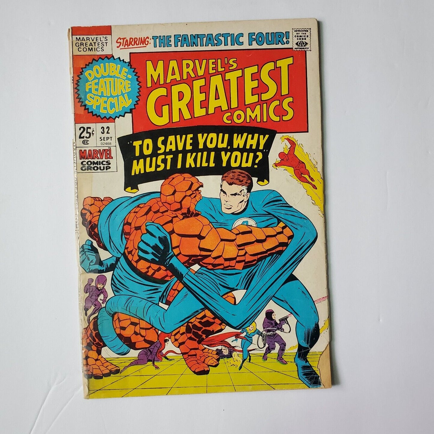 Marvel's Greatest Comics #32 Marvel comics 1971 Fantastic Four.