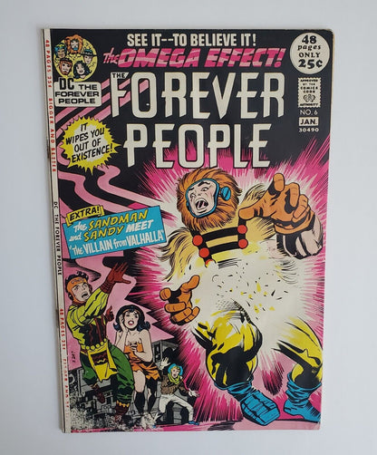 FOREVER PEOPLE #6 (Jan 1972, DC) JACK KIRBY COVER