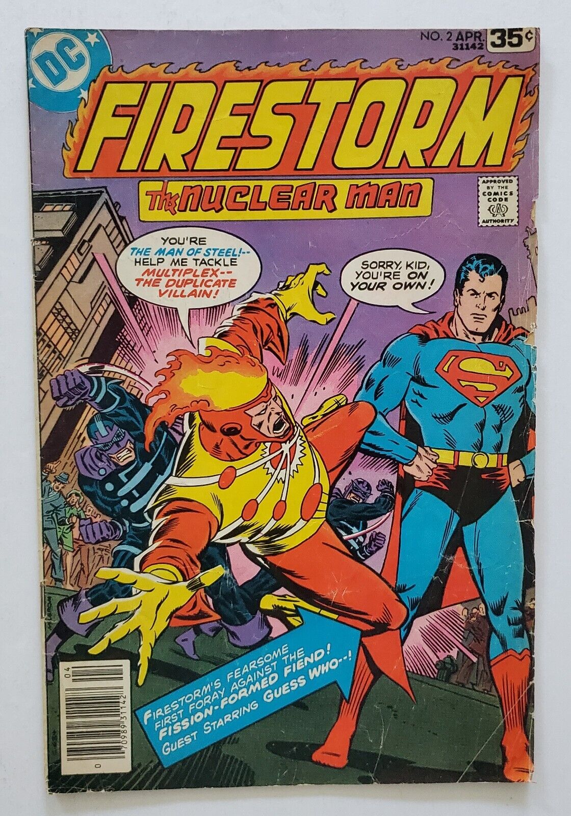 Firestorm 1978 #2 Newsstand DC Comics.