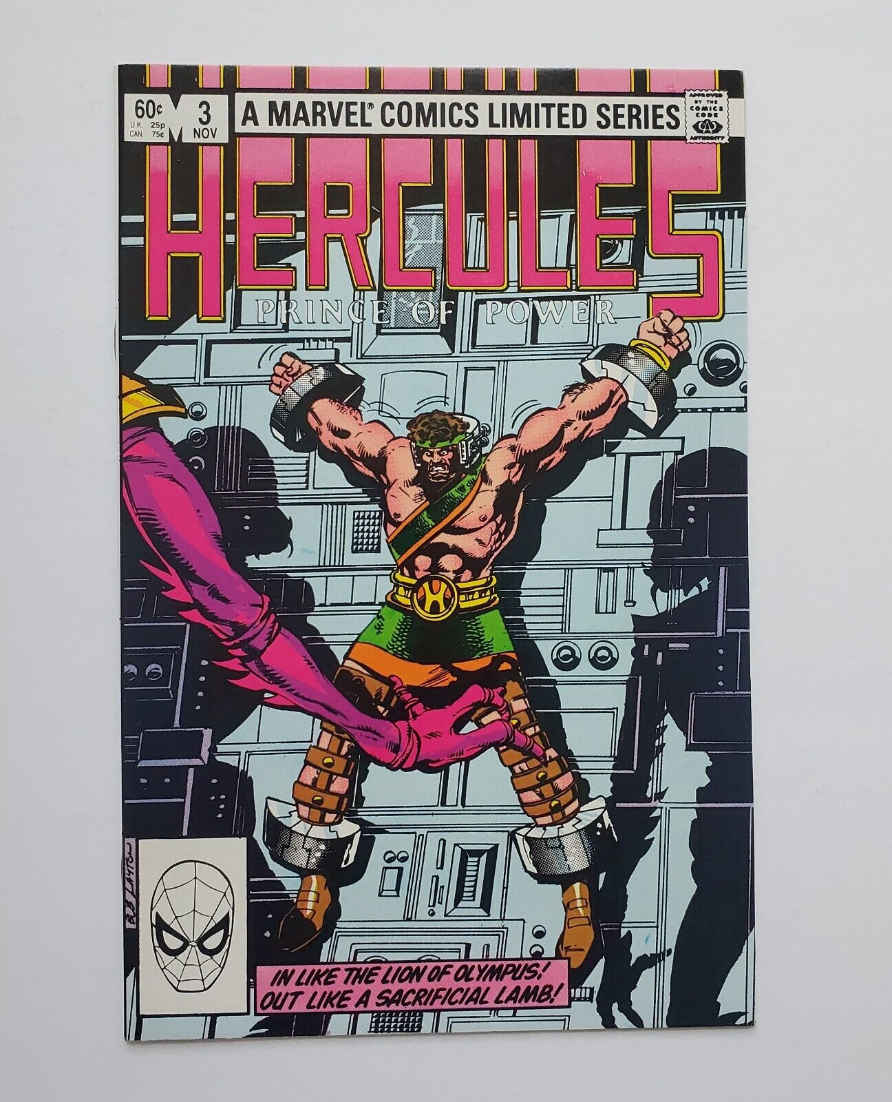 HERCULES #3 Comic Book- MARVEL COMICS (1982) - LIMITED SERIES