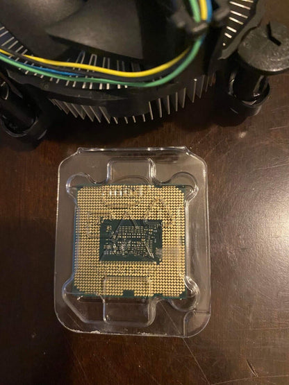 Intel i3 chip with fan.