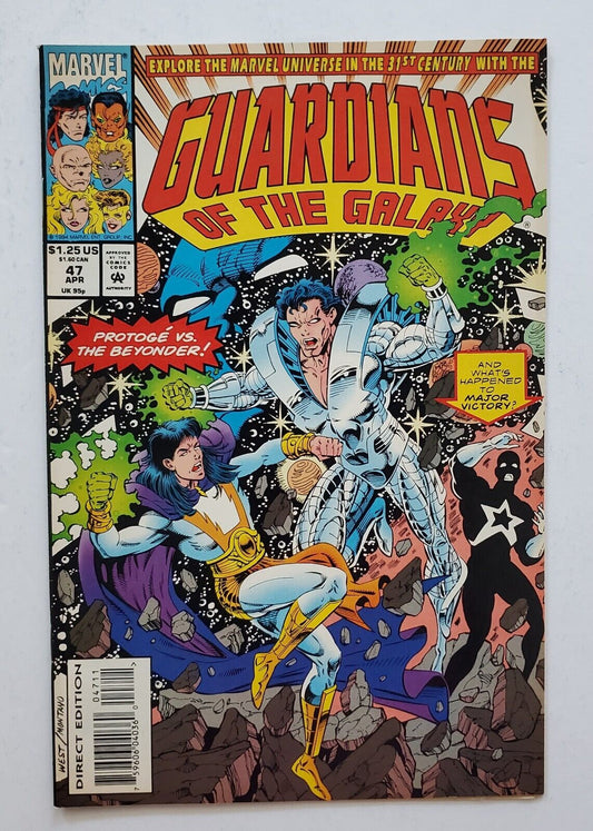 Gaurdians of The Galaxy #47 by Marvel Comics Group Protoge Vs Beyonder!