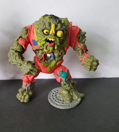 Teenage Mutant Ninja Turtles Lot Of Three Vintage Figures. MuckMan, General Trag