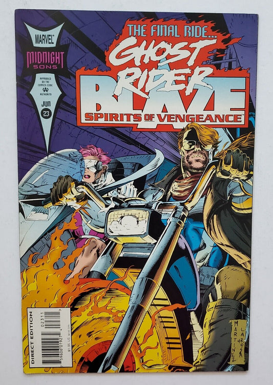 Ghost Rider/Blaze: Spirits of Vengeance #23 1994 Marvel Comics Comic Book