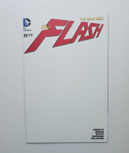 FLASH #39 BLANK Sketch VARIANT DC UNIVERSE COMICS