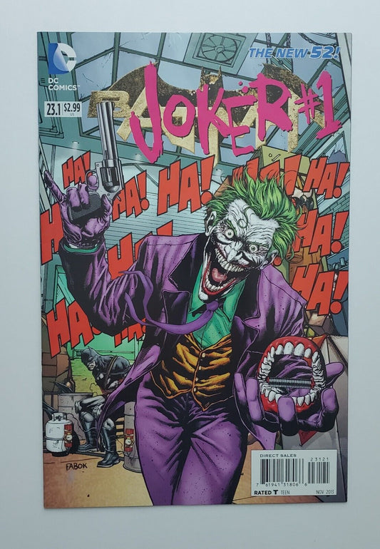 Batman (2011) #23.1B 2D Variant. The Joker In Full Regalia.