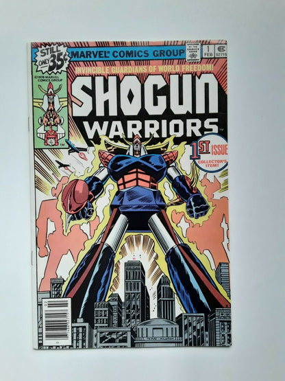 Marvel Shogun Warriors #1 Marvel Comics Group 1979 1st issue.