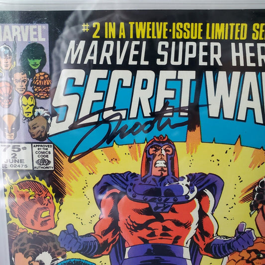 Marvel Super Heroes Secret Wars #2N Newsstand Variant CBCS 9.0 1985 White Pages