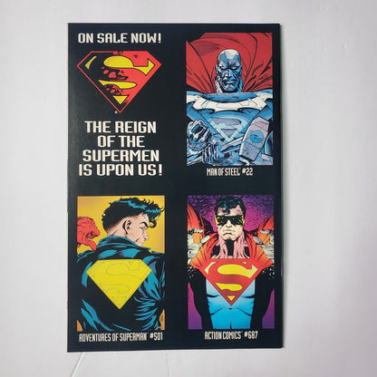 Superman #78 June 1993 Bonus Poster Inside.