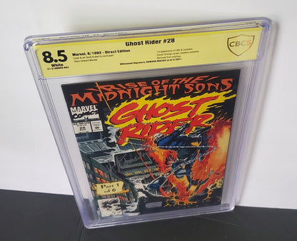 Ghost Rider#28 CBCS 8.5 1st appearance of the Midnight Sons Marvel 1992 Direct.