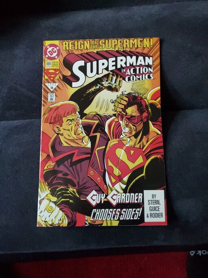 Reign of the Supermen Superman in Action Comics #688 July 1993 Comic Book