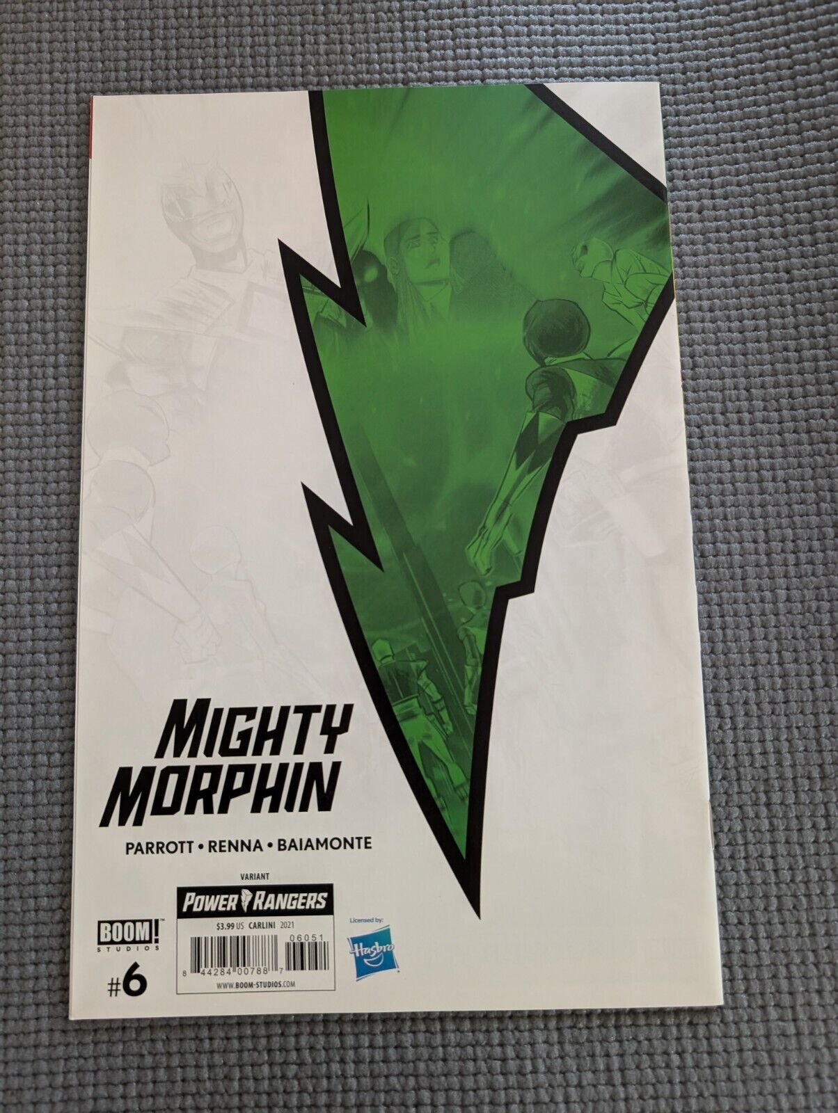 MIGHTY MORPHIN POWER RANGERS # 6 VARIANT Comic Book Hasbro Brand New