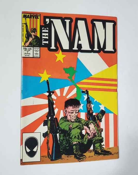 THE 'NAM #7 {JUN 1987 MARVEL} COPPER AGE BRILLIANT HIGH GRADE GOOD OLD DAYS