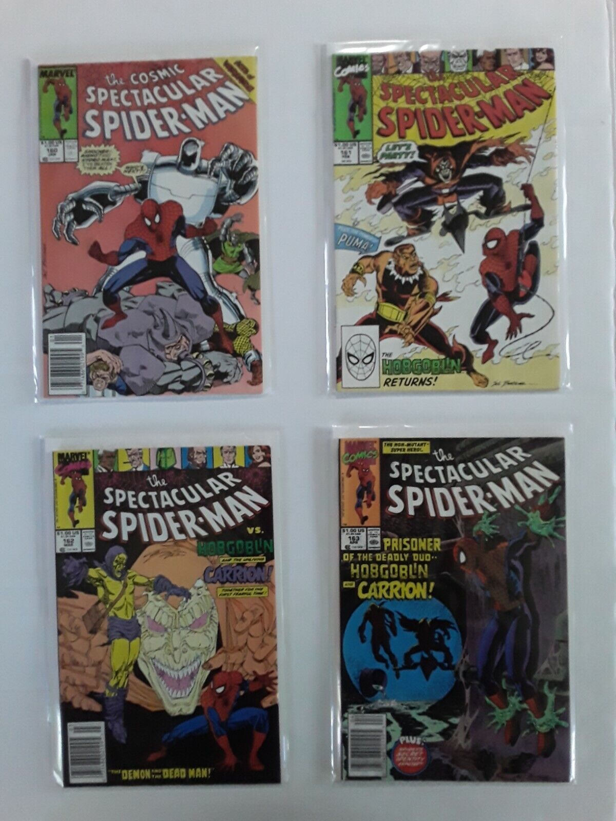 SPECTACULAR SPIDER-MAN LOT RUN 35 BOOKS BETWEEN #134 THROUGH #256