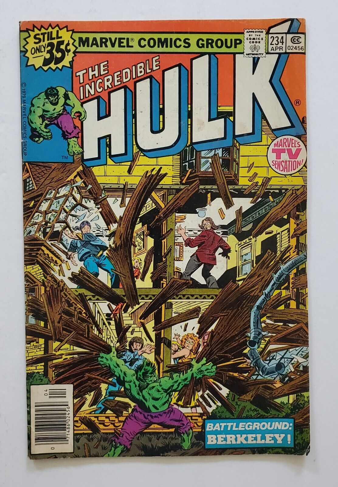 Incredible Hulk #234 MARVEL 1st Quasar. Newsstand.