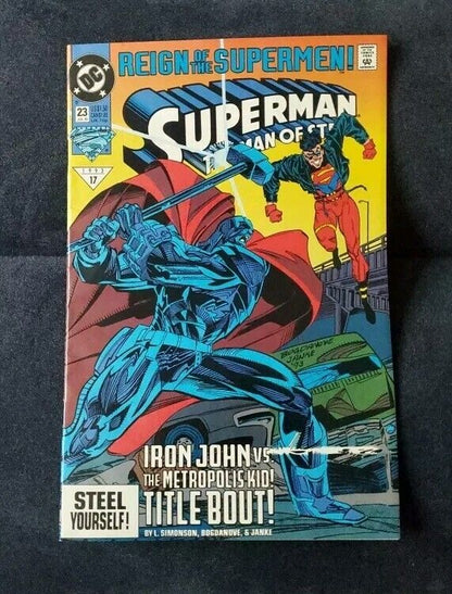 Superman Man of Steel July 1993 #23 DC Comic Reign of the Superman