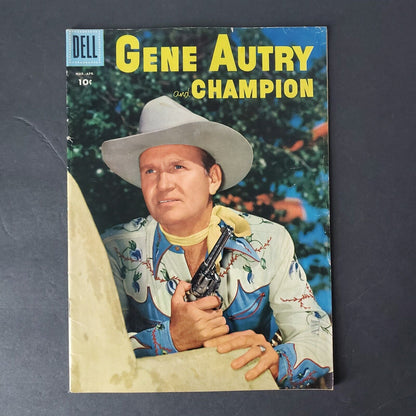 GENE AUTRY COMICS #108 DELL Comics 1956 Golden Age Gold.