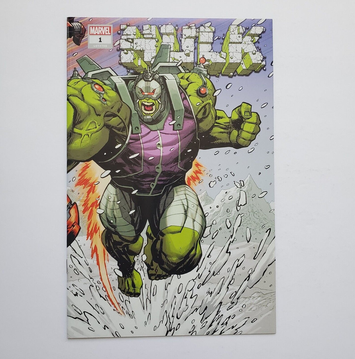 HULK 1 INCREDIBLE RYAN OTTLEY WRAPAROUND VARIANT COVER MARVEL COMICS 2021