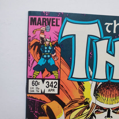 THOR #342 1984 WALT SIMONSON/TERRY AUSTIN ART! ODIN APPEARANCE