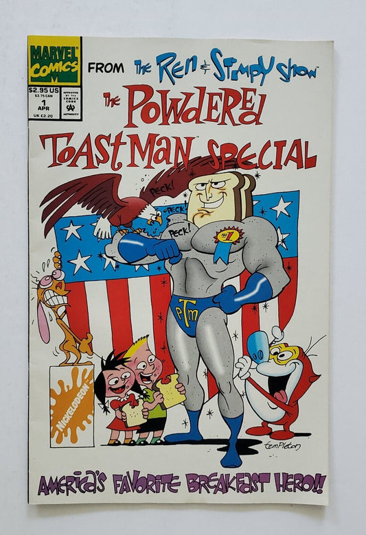 Powered Toast Man Special 1, Marvel 1992, From the Ren & Stimpy Show