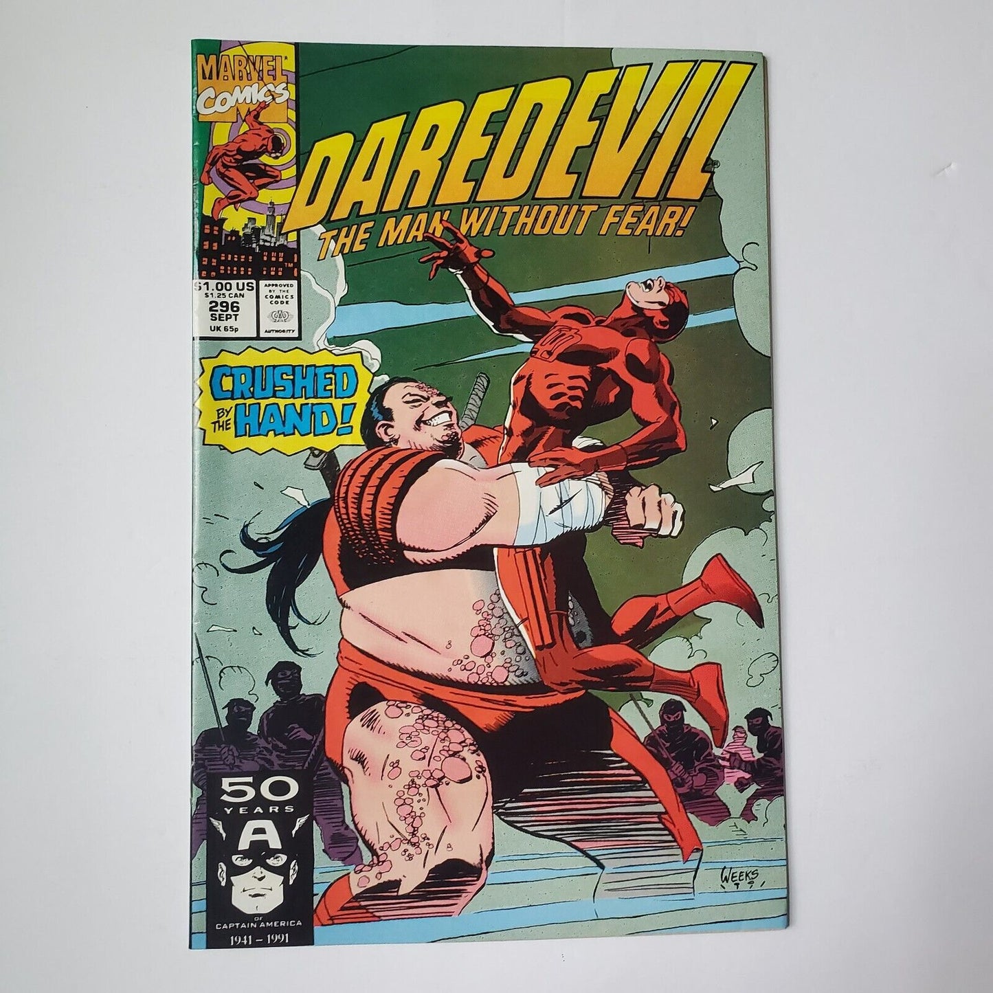 Daredevil #296 (Sep 1991, Marvel Comics)