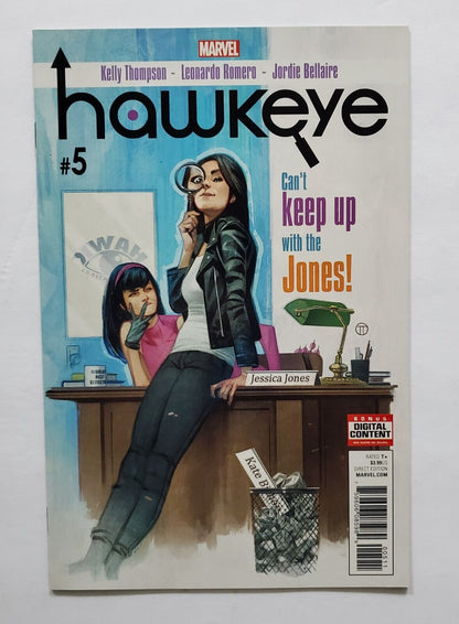 Hawkeye # 5 Marvel Comics Can't Keep Up With The Jones'