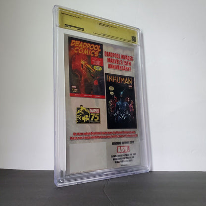 Marvel Super Heroes Secret Wars #1 2014 CBCS 9.4 White, Halloween Collectorfest