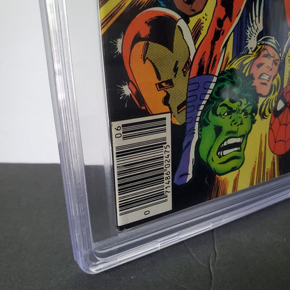 Marvel Super Heroes Secret Wars #2N Newsstand Variant CBCS 9.0 1985 White Pages