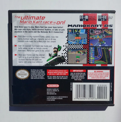 Mario Kart DS  Case and Instruction Booklet ONLY!! (DS) *US VERSION*