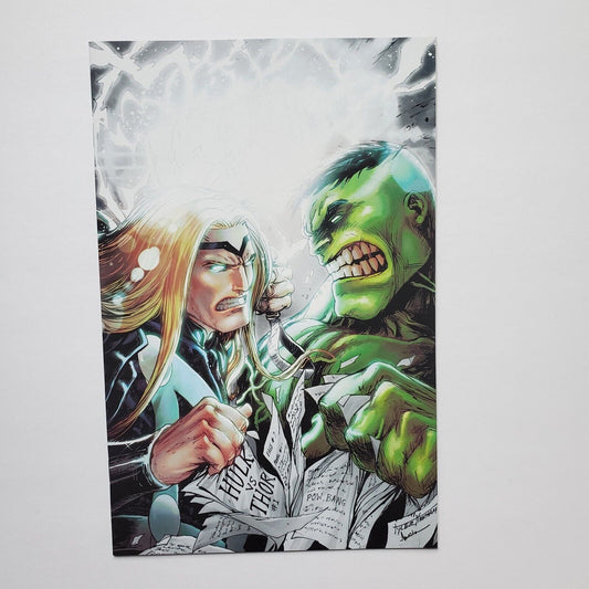 Hulk vs. Thor Banner Of War Alpha 1 2022 MEGACON Tyler Kirkham Virgin Variant