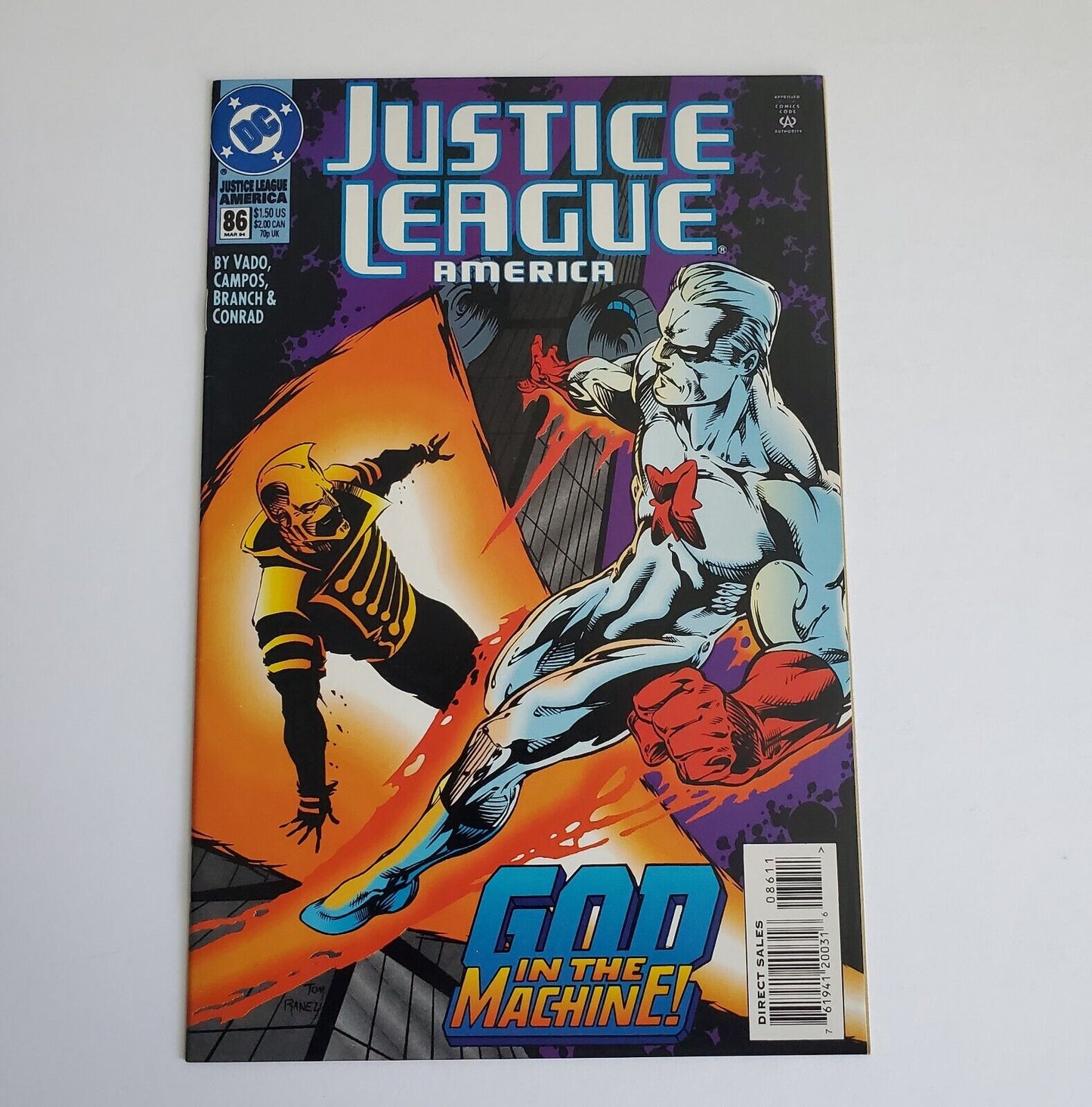 Justice League of America #86 March 1994 DC Comics