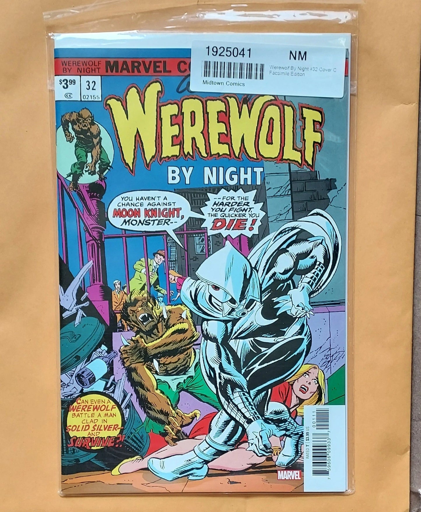 WareWolf By Night #32 Autographed by Al Milgrom.