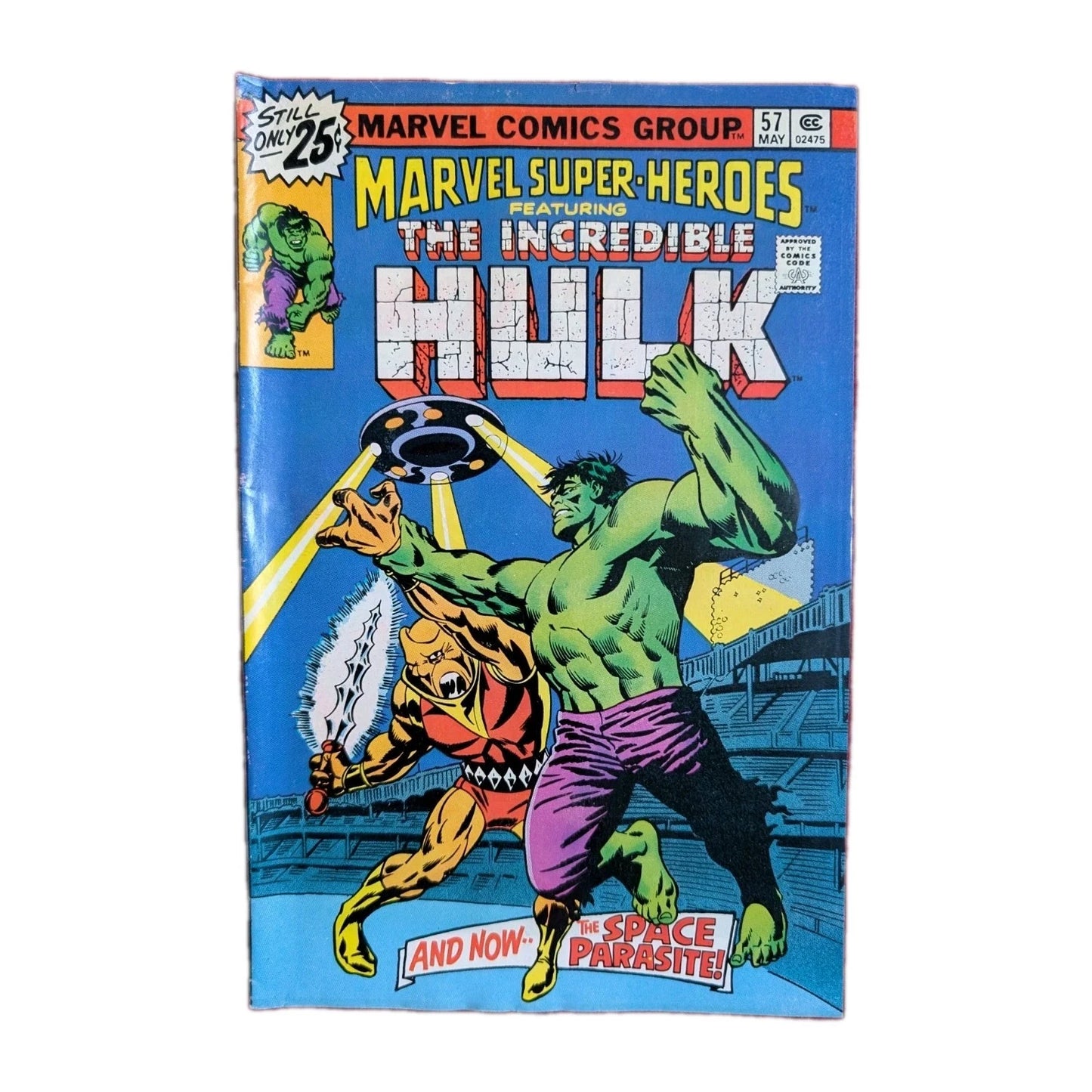 Marvel Super-Heroes #57 Hulk 1976 Marvel Comics